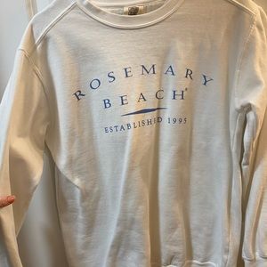 Brand new white Rosemary Beach Sweatshirt
